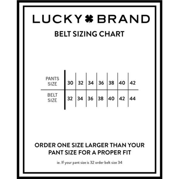 Lucky Brand Women\'s Leather Belt with Double Ring Closure